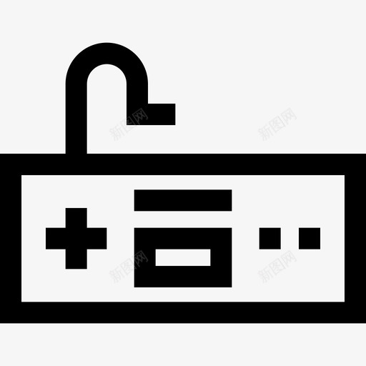 Gamepad游戏25线性图标svg_新图网 https://ixintu.com Gamepad 游戏25 线性