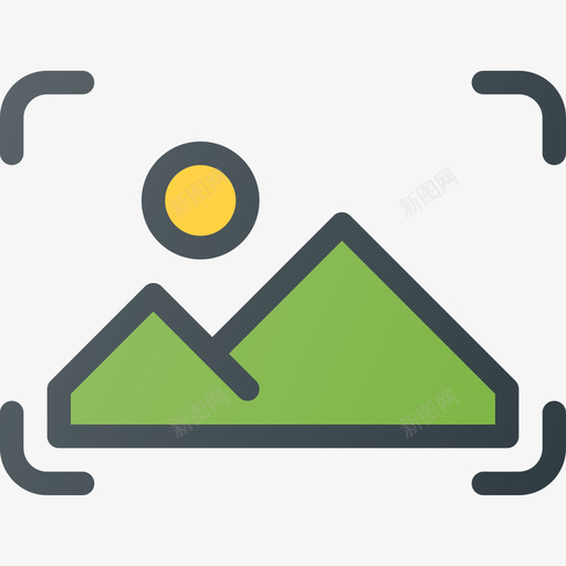 聚焦摄影图像3线性颜色图标svg_新图网 https://ixintu.com 摄影图像3 线性颜色 聚焦