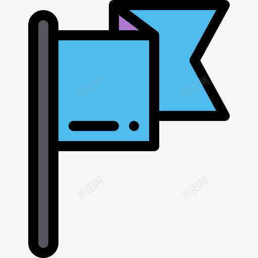 旗子游戏28线颜色图标svg_新图网 https://ixintu.com 旗子 游戏28 线颜色