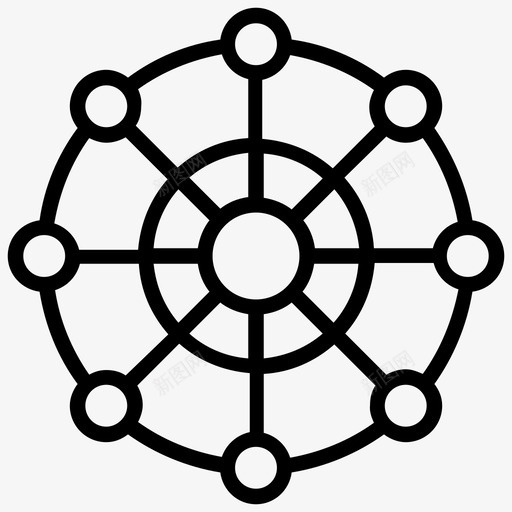 网络共享网络连接网络图图标svg_新图网 https://ixintu.com 百万富翁习惯线图标 网络共享 网络图 网络拓扑 网络连接