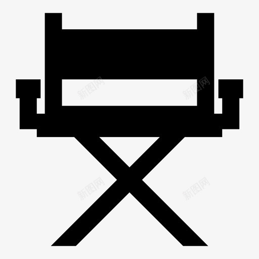 导演椅浪涌流媒体图标svg_新图网 https://ixintu.com 导演椅 智能手机 最新技术 流媒体 浪涌 潮流 电影