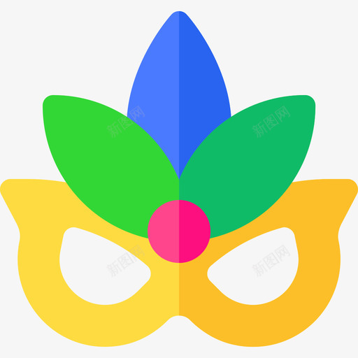 眼罩巴西嘉年华4扁平图标svg_新图网 https://ixintu.com 巴西嘉年华4 扁平 眼罩