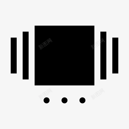 相册滑块方框旋转木马图标svg_新图网 https://ixintu.com 图像 小黑 方框 旋转木马 相册滑块