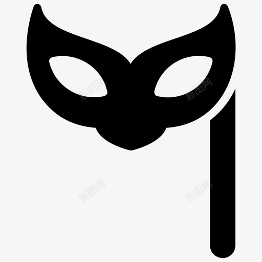 面部道具面具派对服装图标svg_新图网 https://ixintu.com 意大利符号字形图标 派对服装 派对道具 眼睛道具 面具 面部道具