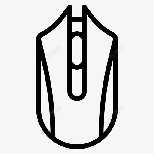 游戏鼠标游戏玩家图标svg_新图网 https://ixintu.com 小工具 游戏 游戏鼠标 玩家