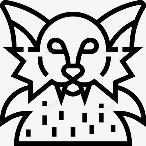 狼人万圣节38直系图标svg_新图网 https://ixintu.com 万圣节38 狼人 直系