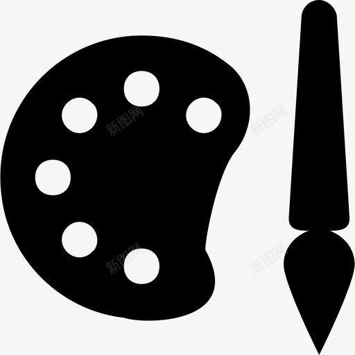 画板学校和教育2实心图标svg_新图网 https://ixintu.com 学校和教育2 实心 画板