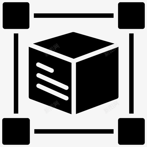 三维环境三维模型交互式三维图标svg_新图网 https://ixintu.com 三维模型 三维环境 交互式三维 成长黑客字形图标 虚拟环境 虚拟现实