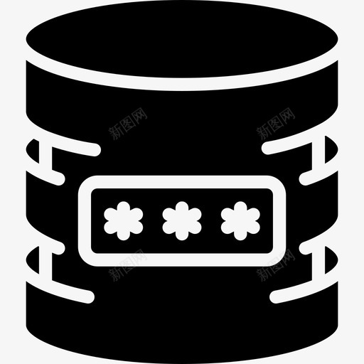 服务器数据安全12填充图标svg_新图网 https://ixintu.com 填充 数据安全12 服务器