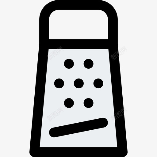 磨碎机食品72线性颜色图标svg_新图网 https://ixintu.com 磨碎机 线性颜色 食品72