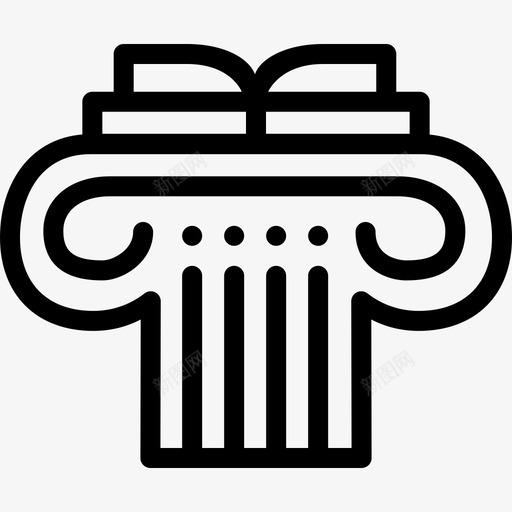 阅读风景艺术13线性图标svg_新图网 https://ixintu.com 线性 阅读 风景艺术13