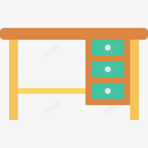 办公桌商务和办公室16公寓图标svg_新图网 https://ixintu.com 公寓 办公桌 商务和办公室16