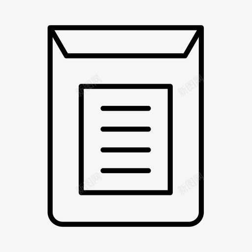 信封广告商务图标svg_新图网 https://ixintu.com 信封 商务 广告 营销传播