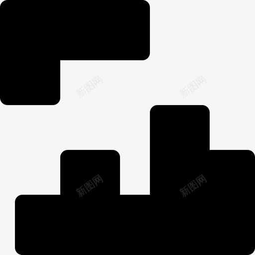俄罗斯方块游戏22填充图标svg_新图网 https://ixintu.com 俄罗斯方块 填充 游戏22