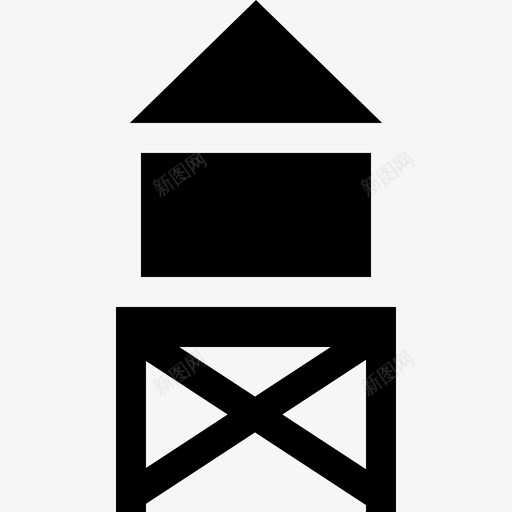 水塔农业16号装满图标svg_新图网 https://ixintu.com 农业16号 手绘水塔 水塔 装满