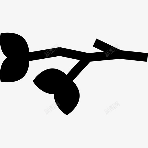 分支自然39填充图标svg_新图网 https://ixintu.com 分支 填充 自然39