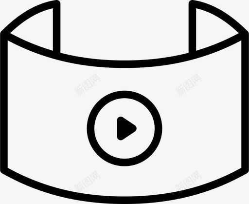 虚拟现实幻觉身临其境图标svg_新图网 https://ixintu.com 幻觉 电影 网站瘦 虚拟现实 视频 身临其境
