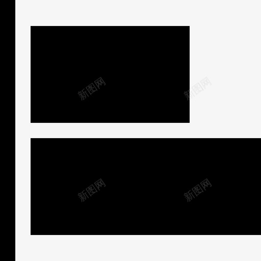左对齐编辑工具3填充图标svg_新图网 https://ixintu.com 填充 左对齐 矢量编辑工具3