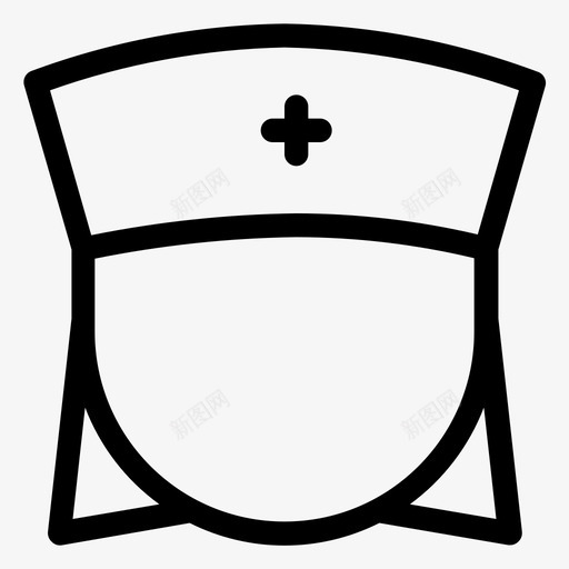 女护士医院医务人员图标svg_新图网 https://ixintu.com 医务人员 医院 女护士