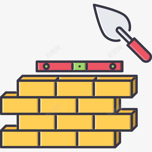 墙9号楼颜色图标svg_新图网 https://ixintu.com 9号楼 墙 颜色