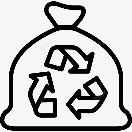 垃圾生态学43线性图标svg_新图网 https://ixintu.com 垃圾 生态学43 线性