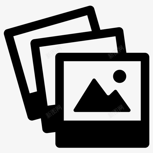 图库相册图像库图标svg_新图网 https://ixintu.com 图像库 图库 图片 照片库 相册