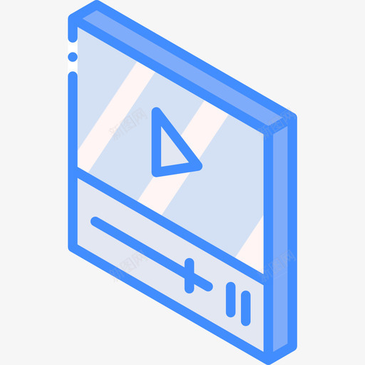 视频播放器essentials20蓝色图标svg_新图网 https://ixintu.com essentials20 蓝色 视频播放器