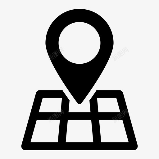 地图位置导航器图标svg_新图网 https://ixintu.com 位置 地图 导航器 旅行 旅行实心图标