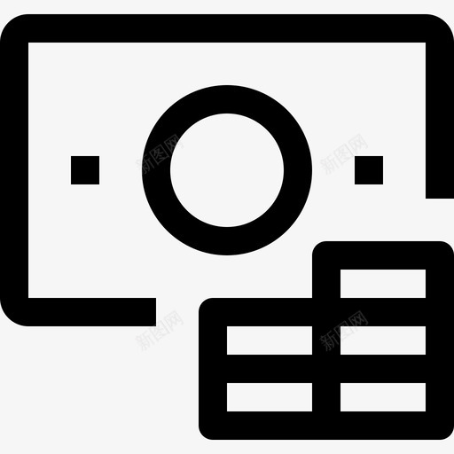 货币银行3直系图标svg_新图网 https://ixintu.com 直系 货币 银行3