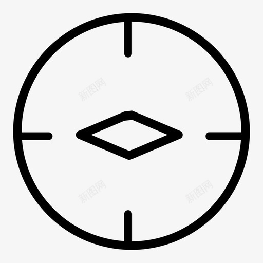 指南针方向磁罗盘图标svg_新图网 https://ixintu.com 地图 导航 指南针 方向 磁罗盘