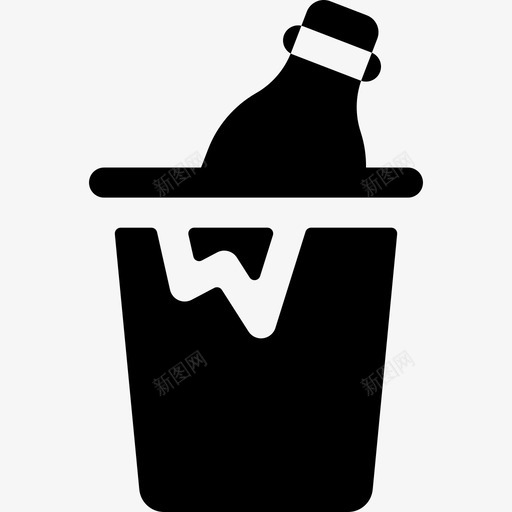 香槟生日13满的图标svg_新图网 https://ixintu.com 满的 生日13 香槟