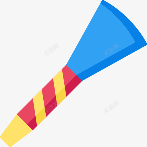 号角49岁生日平头图标svg_新图网 https://ixintu.com 49岁生日 号角 平头