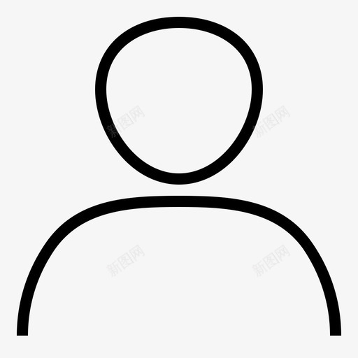 账户人个人资料图标svg_新图网 https://ixintu.com 个人资料 人 基本简单行1 用户 签名 账户