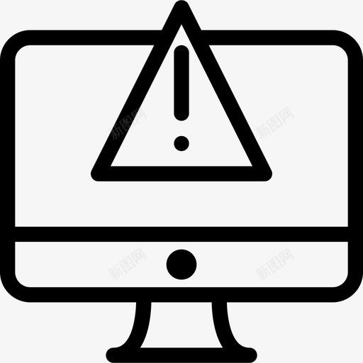 警惕网络犯罪9线状图标svg_新图网 https://ixintu.com 线状 网络犯罪9 警惕