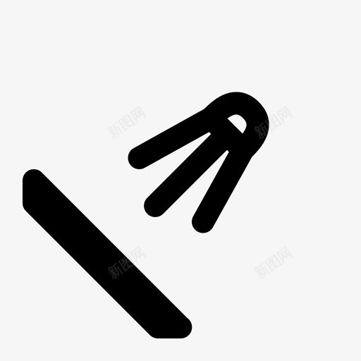 羽毛球圈羽毛球游戏图标svg_新图网 https://ixintu.com 游戏 羽毛球 羽毛球圈 羽毛球运动图标 运动