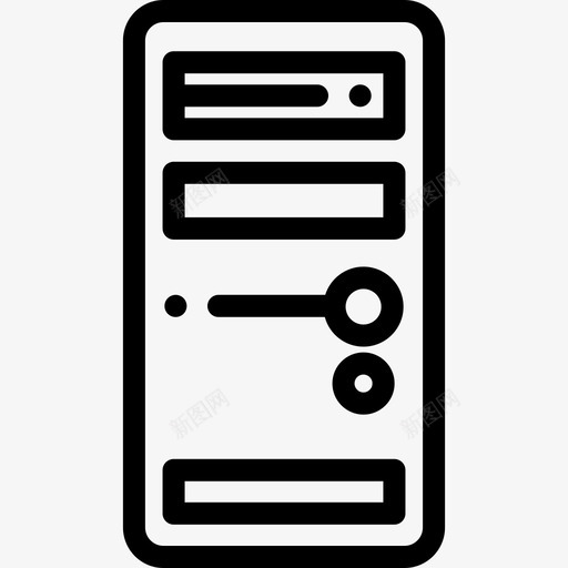 计算机计算机部件5线性图标svg_新图网 https://ixintu.com 线性 计算机 计算机部件5