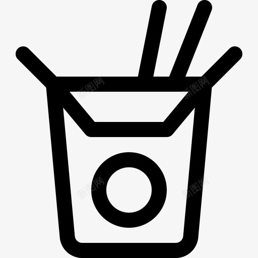 面条中餐5直系图标svg_新图网 https://ixintu.com 中餐5 直系 面条
