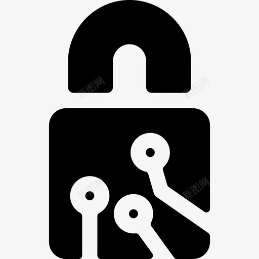 挂锁家庭自动化9填充图标svg_新图网 https://ixintu.com 填充 家庭自动化9 挂锁