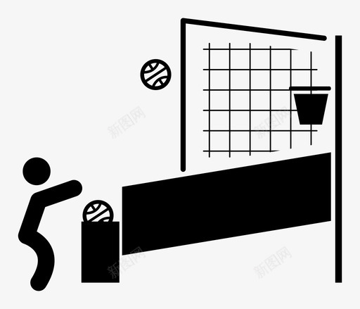 篮球街机投篮图标svg_新图网 https://ixintu.com 投篮 篮球 篮球街机 罚球 街机
