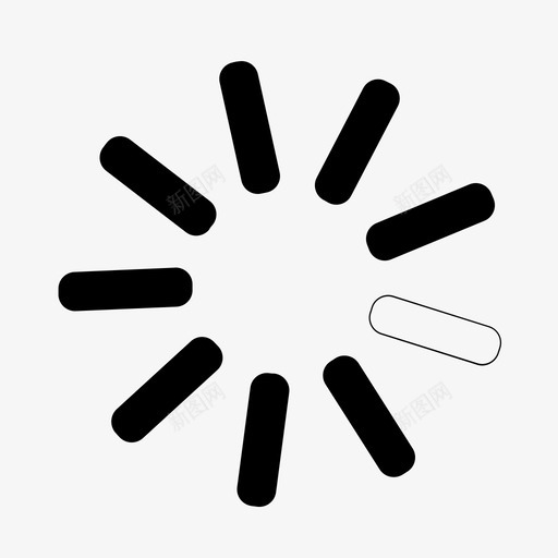 悸动动作计算机图标svg_新图网 https://ixintu.com 加载 动作 悸动 执行 计算机 进展