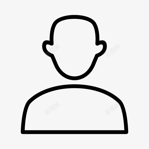 用户帐户圈图标svg_新图网 https://ixintu.com 人 圈 帐户 用户 轮
