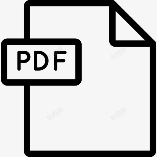 Pdf文件和文件3线性图标svg_新图网 https://ixintu.com Pdf 文件和文件3 线性