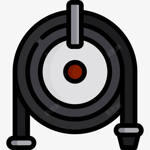 消防软管5号线型颜色图标svg_新图网 https://ixintu.com 5号 消防软管 线型颜色
