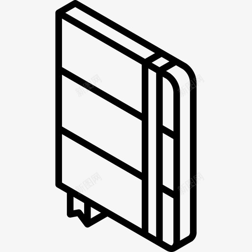 笔记本必备品15直线型图标svg_新图网 https://ixintu.com 必备品15 直线型 笔记本