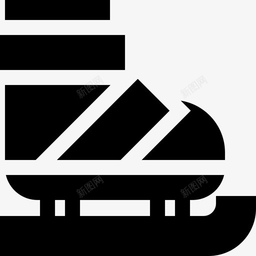 溜冰鞋冬装2填充图标svg_新图网 https://ixintu.com 冬装2 填充 溜冰鞋