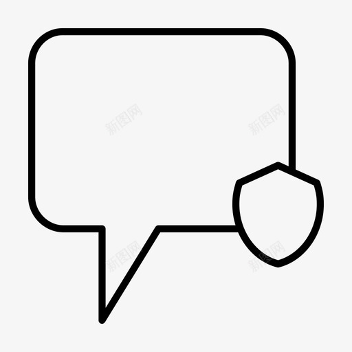 聊天屏蔽1聊天应用图标svg_新图网 https://ixintu.com 1 受保护 用户界面 社交网络 聊天 聊天屏蔽 聊天应用 语音泡泡