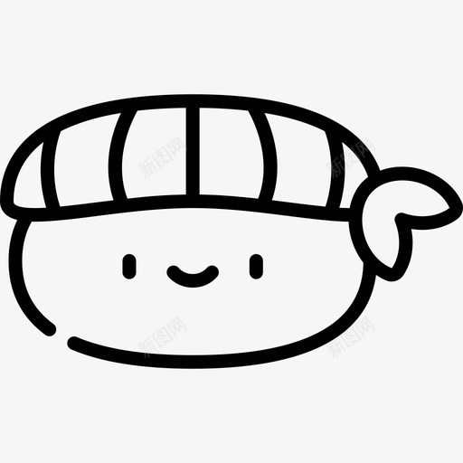 寿司快餐25直系图标svg_新图网 https://ixintu.com 寿司 快餐25 直系