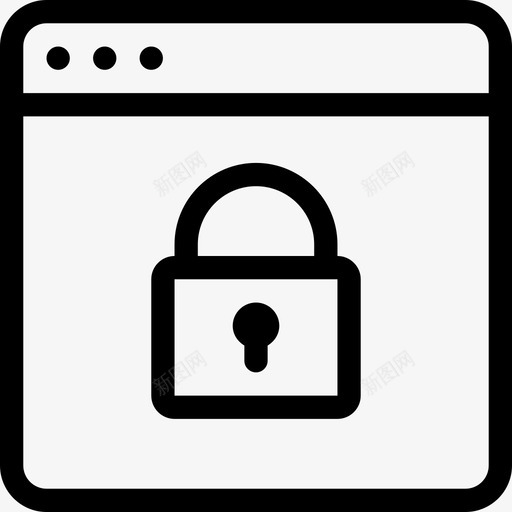 网站互联网安全23线性图标svg_新图网 https://ixintu.com 互联网安全23 线性 网站