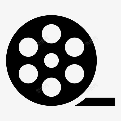 电影电影卷电影摄影机声音铃铛领带图标svg_新图网 https://ixintu.com 电影 电影卷 电影摄影机声音铃铛领带