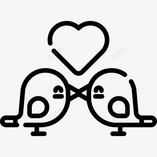 小鸟爱情13直系图标svg_新图网 https://ixintu.com 小鸟 爱情13 直系